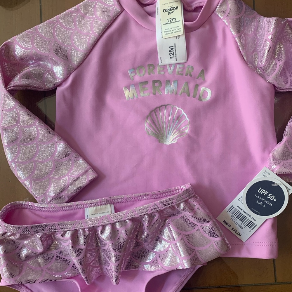 Brand new Oshkosh 12 m bathing suit -